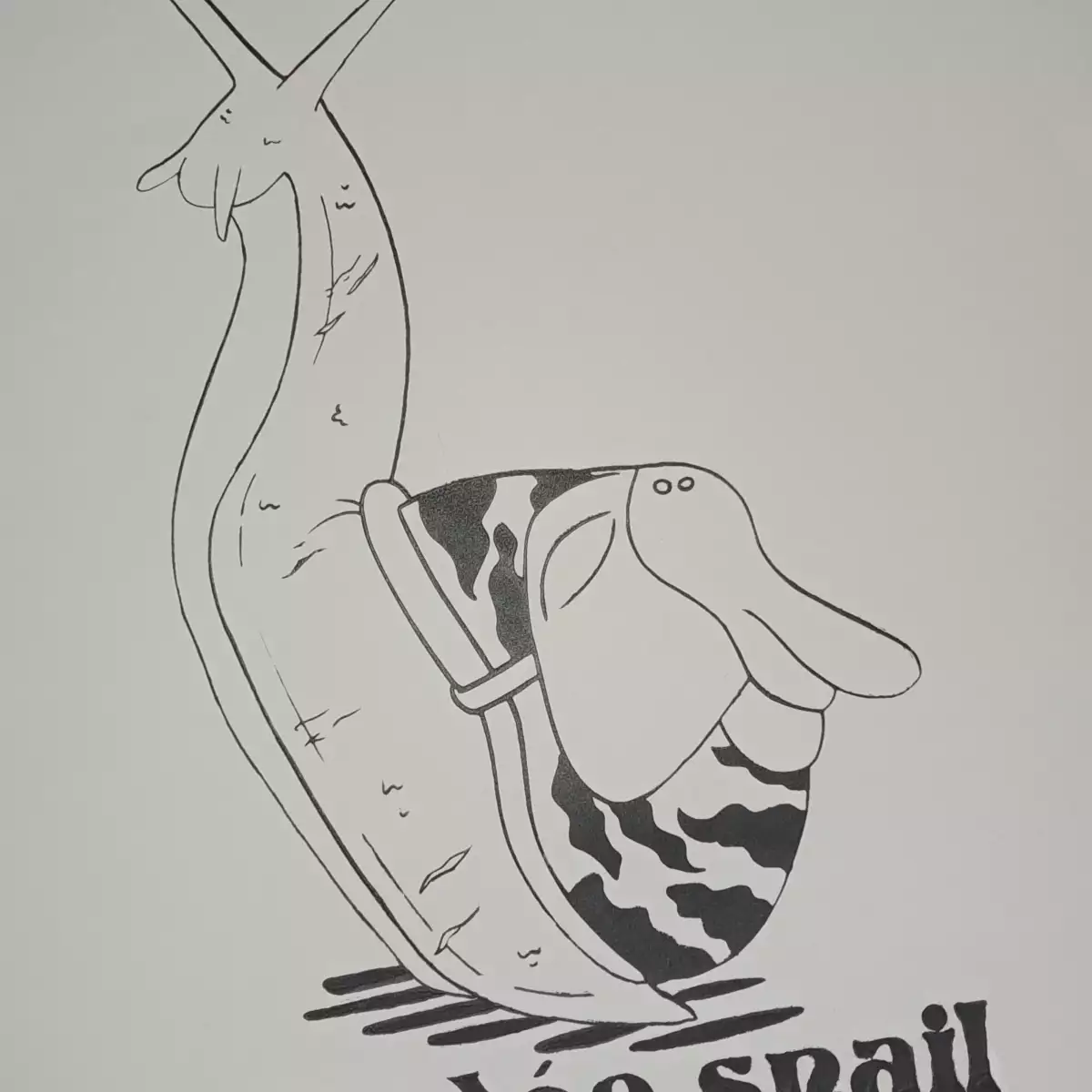 Affiche rodéo snail